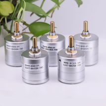 1PC EIZZ 2 Channel Stereo 10K 25K 50K 100K 250K 24 Steps Volume Potentiometer LOG Stepped Audio Attenuator For Hifi Audio DIY