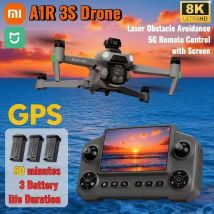 Dron Xiaomi Mjia A1R 3S GPS 8K Profesjonalny Bezszczotkowy z Laserowym Unikaniem Przeszkód, Składany Quadcopter Optyczny Mini 4K
