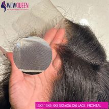 Gerade 4x4 5x5 6x6 Spitzen verschluss 2x6 menschliches Haar transparent 13x4 13x6 Spitze frontal 100% menschliches Haar remy Ohr zu Ohr voll frontal