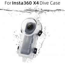 Custodia da immersione per Insta360 X4 Custodia impermeabile per Insta360 X4 Custodia da immersione invisibile Subacquea 50M Accessori per guscio da immersione