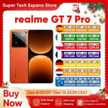 Nowy smartfon realme GT7 Pro 5G 12GB + 256GB/512GB Snapdragon 8 Elite 6,78 "120Hz 120hzfour-boczny zakrzywiony wyświetlacz 24H szybka wysyłka