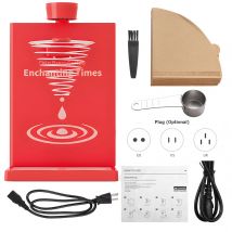 300 ml 400 W automatische/manuelle Tropfkaffeemaschine, abnehmbarer Wassertank, konstante Temperatur, Buchform, zum Übergießen von Kaffeemaschinen