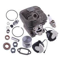 44,7mm Zylinder Kolben Carb Kit fit für Stihl MS261 MS261C Kettensäge Öl Dichtung Kappe 11410201200