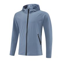 Men Jackets Sport Casual Zipper Hoody 2021 New Running Outdoor Jogger Coats Pockets Solid Color Gym Sweatshirts Training Hoodies