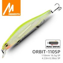 MEREDITH ORBIT-110SP Orbital Magnetic System Najlepsze przynęty Minnow Wobbler Jakość Haczyki wędkarskie do wędkowania