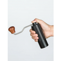 Professional Manual Coffee Grinder Upgrade All-metal Body  Anti-slip Design Portable Grinder Burr Inside