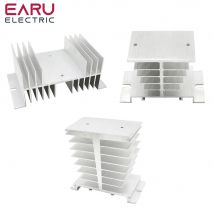 SSR-10DA SSR-40DA SSR 25A 60A 80A 100A 120A Dreiphasiges SSR-Halbleiterrelais DC-Steuerung AC 480V 5-32V Eingang Aluminium-Kühlkörper