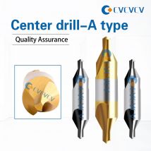 M35 Kobaltvergoldet 60er °   A-Typ-Mittelbohrer, verlängerter Doppelkopf-Mittelbohrer, Zentrierbohrer, der für die Edelstahlbearbeitung verwendet wird