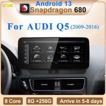 STWEI Qualcomm Snapdragon 680 6225 2,4 GHz Drahtlose CarPlay Android 13 Auto Für AUDI Q5 Auto Multiledia Player Video GPS Bluetooth