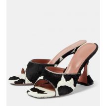 2025, Sommer neue modische Damen-Dreieck-Slim-Fit-Hausschuhe mit hohen Absätzen und freiliegenden Zähnen sowie Outdoor-Kleid-Sandalen