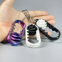 Kreative 3D-Struktur Turbo Schlüsselanhänger Unisex Dekompression Handtasche Schlüssel hängen Fingerspitze coole Ornamente Spielzeug Geschenk für Freundschaft