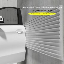 2M/4CM Anti-collisione Adesivo da parete per garage Porta auto Protezione angolare Spugna Pad Parcheggio Pilastro Antigraffio Proteggere Zerbino