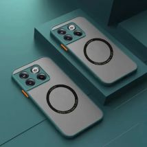 Für Magsafe Luxus Silikon Telefon Fall für Oneplus 12 11 9 R RT 8 7 10 10T Pro magnetische Drahtlose Lade Abdeckung