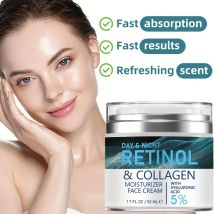 ENVISHA Retinolo Crema al collagene Viso Cura della pelle Anti-età Rughe Idratazione profonda Idratante Salute della pelle Sbiancamento Esfoliazione