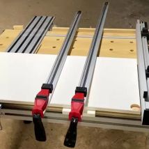 Holz Bord Klemme Gerade Kante Klemme Für Flip Sah Elektrische Kreissäge Schneiden Guide Lineal Befestigungs Clip Leuchte Holzbearbeitung Werkzeug