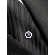 HAWSON High-Quality Crystal Tie Tack for Men with Chain Fashion Accessory for Wedding And Business