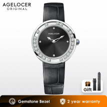 Agelocer Original Baikal Uhr Diamant Frauen Quarz Luxus Diamant Uhr Geburtstags geschenk für Frauen