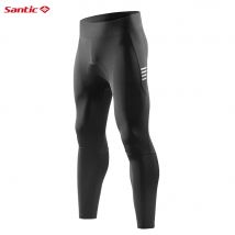 Santic Männer Radfahren Hosen Sommer Fahrrad Lange Hosen 5 Stunden 4D Gepolsterte MTB Fahrt Fahrrad Hosen Fahrrad Leggings Reflektierende