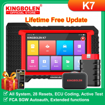 Lifetime Free Update KINGBOLEN K7 ALL System car Diagnostic Tools ECU Coding Active Test 28 Resets PK LAUNCH X431 CRP919E BT