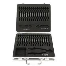LIonly Box Blank Original Lishi 2 in 1 Werkzeugreparatur-Werkzeugkasten Aufbewahrungskoffer für 32 Stück Lishi 2 in 1 und 1 Stück Lishi Schlüsselschneider