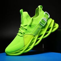 2023 atmungsaktive Herrenschuhe leichte und weiche Turnschuhe Design neue Herrenschuhe lässig Tenis Masculino Adulto grün große Größe 39-46