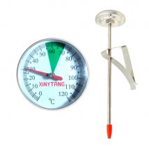 0 ° C~120 ° C Termometro per caffè e latte Misuratore di temperatura per alimenti Sonda in acciaio inossidabile Tester di temperatura Strumento da cucina per barbecue
