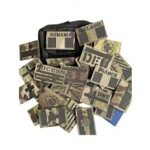 American,French,Spain,Canadian Flag IR Infrared Reflective Camouflage Badges Hook and Loop Patch,Army Military Tactical Emblem