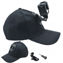 Cappello da sole per Gopro Hero 13 12 11 10 9 8 7 Insta360 X5 X4 X3 X2 Eken DJI OSMO Action 5 4 Pro Accessori per fotocamera Nero