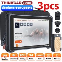 Commercio all'ingrosso THINKSCAN 689BT OBD2 Strumento diagnostico CANFD DOIP Tutti i sistemi Diagnosi Codifica ECU Bidirezionale 34 Reset Senza vita