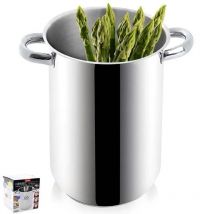 14 cm, 3,2 l Stahl Spargel und Nudel topf