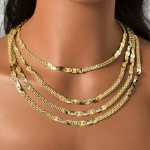 Sunny Schmuck Mode Schmuck 2021 Link Kette Halskette Maxi Erklärung Halskette Frauen Dubai Hohe Qualität Geometrische Für Party Geschenk