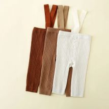 Kleinkind Baby Mädchen Gerippte Leggings Hosenträger Hosen Overalls Stricken Strumpfhosen Strumpfhosen Socken Warme Strümpfe Neugeborenen Hosenträger Strumpfhosen