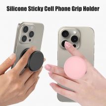 Supporto per presa pieghevole per telefono cellulare supporto tascabile per adesivo in Silicone IPhone Mac Samsung supporto espandibile per dito ad anello sicuro