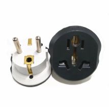 Reiseladegerät-Adapter-Konverter, 250 V, 16 A, universeller EU-Reiseadapter, Euro-Konverter, FR, UK, US, AU auf EU, Steckdose