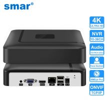 Registratore Video di Sicurezza NVR CCTV H.265 con Rilevamento Facciale, 10/16/32/36 Canali, Uscita Max 4K, Rilevamento Movimento, P2P, Onvif, App XMEye