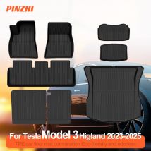 Tapetes BYTON compatibles y personalizados para Tesla Model 3 Highland 2023-2026, tapetes para coche con protección para todo tipo de clima.