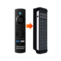 Mini tastiera Bluetooth iPazzPort retroilluminata con copertura remota (6,2 pollici, tasti di scelta rapida multimediali ricaricabili, per AMZ Fire TV Stick 4K Max