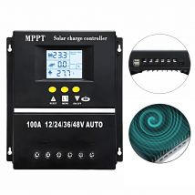 Y&H MPPT 60A 80A 100A Regolatore di carica solare 12V 24V 36V 48V Regolatore intelligente di ricarica della batteria per batterie al piombo/latio
