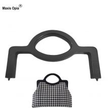 Un pezzo all'ingrosso cina fabbrica 30 Cm caffè borsa in legno telaio borsa maniglia accessori fai da te manico in legno Obag telaio della borsa