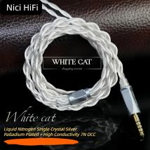 Nici HiFi-17 In-Ear Headphone Upgrade Cable 0.78 2pin/mmcx/ie900/HD800 to 4.4mm/4pin XLR for Delci Explorer DaVinci Himalaya