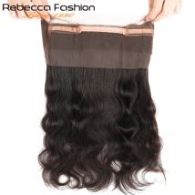 10-20" 180% Density Body Wave 360 Lace Frontal Closure Brazilian Wet & Wavy Human Hair Frontal Closure Swiss Transparent Lace