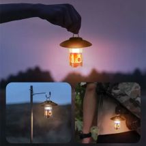 3 in 1 tragbare LED Camping Laterne 4 Beleuchtungs modi Taschenlampe Not lampe USB wiederauf ladbare Outdoor Camp Licht mit Stativ