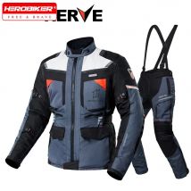 Rallye-Anzug, Motorrad-Reitjacke, CE-gepanzerte, wasserdichte Allwetter-warme 3-lagige