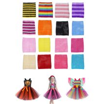 Baby Girl 9Inch Crochet Tutu Tube Tops Chest Wrap Wide Crochet headbands Bands For Tutu Dress Tops