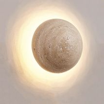 Nordic Schlafzimmer Creme-Stil Nacht Wand Lampe Halbrunde Led 10W Natürliche Gelbe Höhle Stein Treppen Dekoration Atmosphäre licht