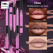 Matita labbra multiuso Uhue, applicazione cremosa e facile, contorno labbra preciso, previene lo spurgo del rossetto, labbra definite e voluminose