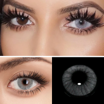 Lenti a contatto annuali da 2 pezzi Contatti colorati Lenti a contatto naturali per bella pupilla per occhi Lenti a contatto cosmetiche annuali di colore