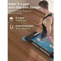 2in1 Powerful 2.5HP Walking Pad Treadmill 15.35*35.43" Belt Walkingpad 300LBS Quiet Portable Under Desk Pad for Home&Office