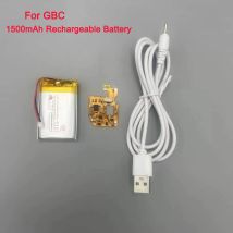 Für Game Boy Color 1500 mAh Lithiumbatterie Wiederaufladbares Lithiumbatteriemodul für GBC
