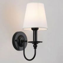 Amerikanische Eisen Wandleuchte Hotel Wohnzimmer Hintergrund Wand Korridor Dekoration minimalistische Wandleuchte Schlafzimmer Nachttisch Stofflampe